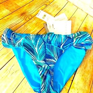 La Blanca Reversible Shirred Bikini Bottom